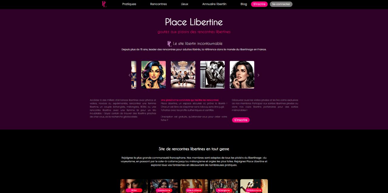 Place libertine site